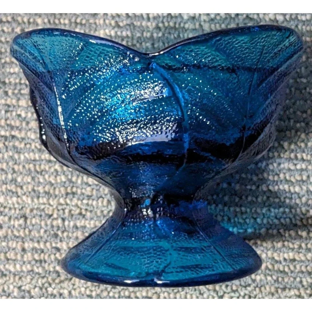 Vintage Viking Glass Epic Glimmer Leaf Fairy Lamp Base ONLY Bluenique Sticker